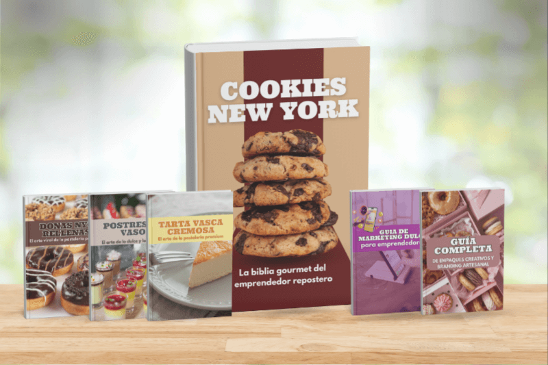 Combo Cookies New York 6x1: Ebook + 5 Bonos Exlusivos 🎁
